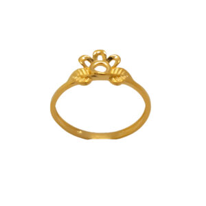 22k Gold Plain Stylish Ring
