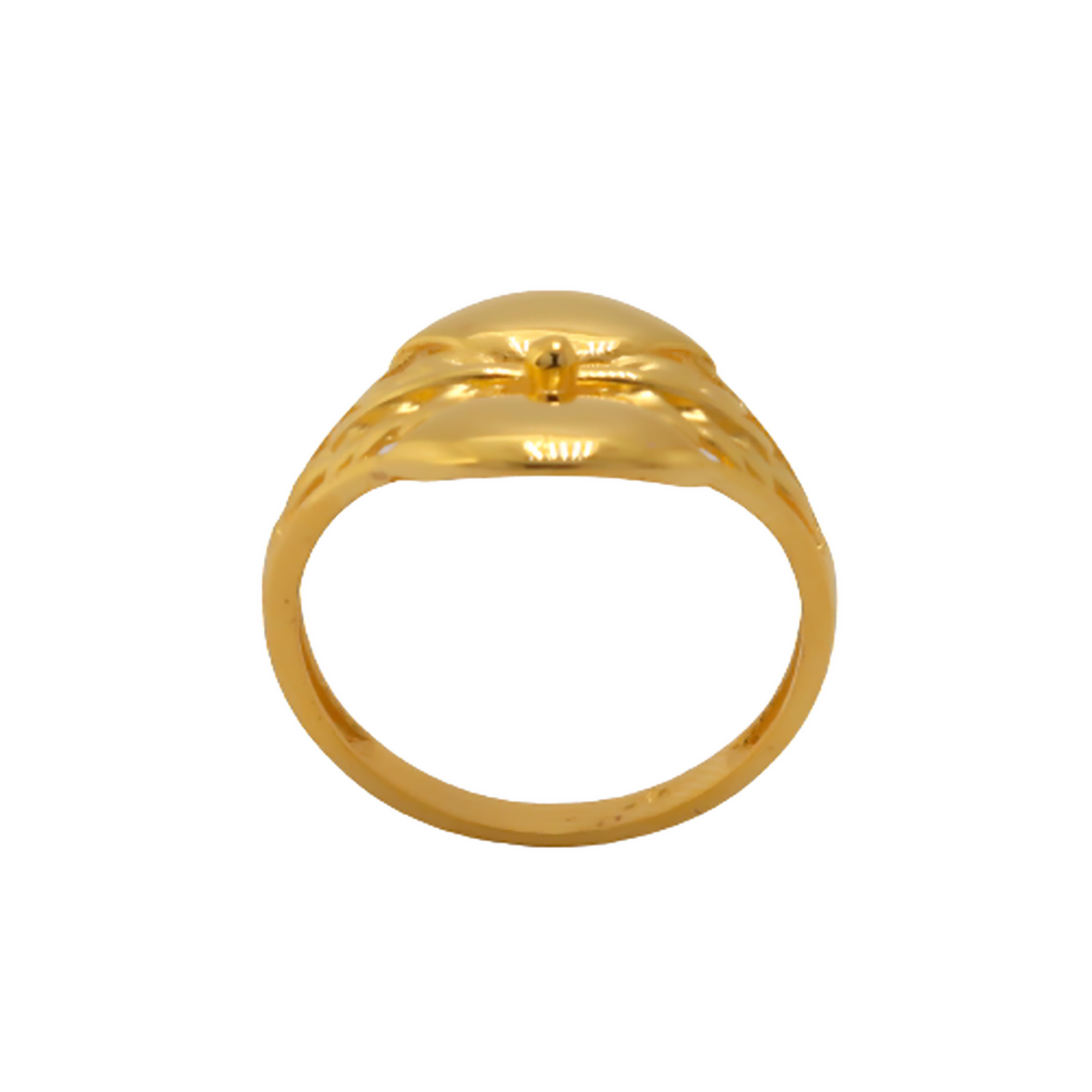 22k Gold Plain Traditional Ring - Image 2