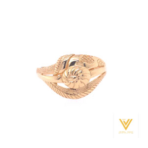 22k gold plain traditional ring