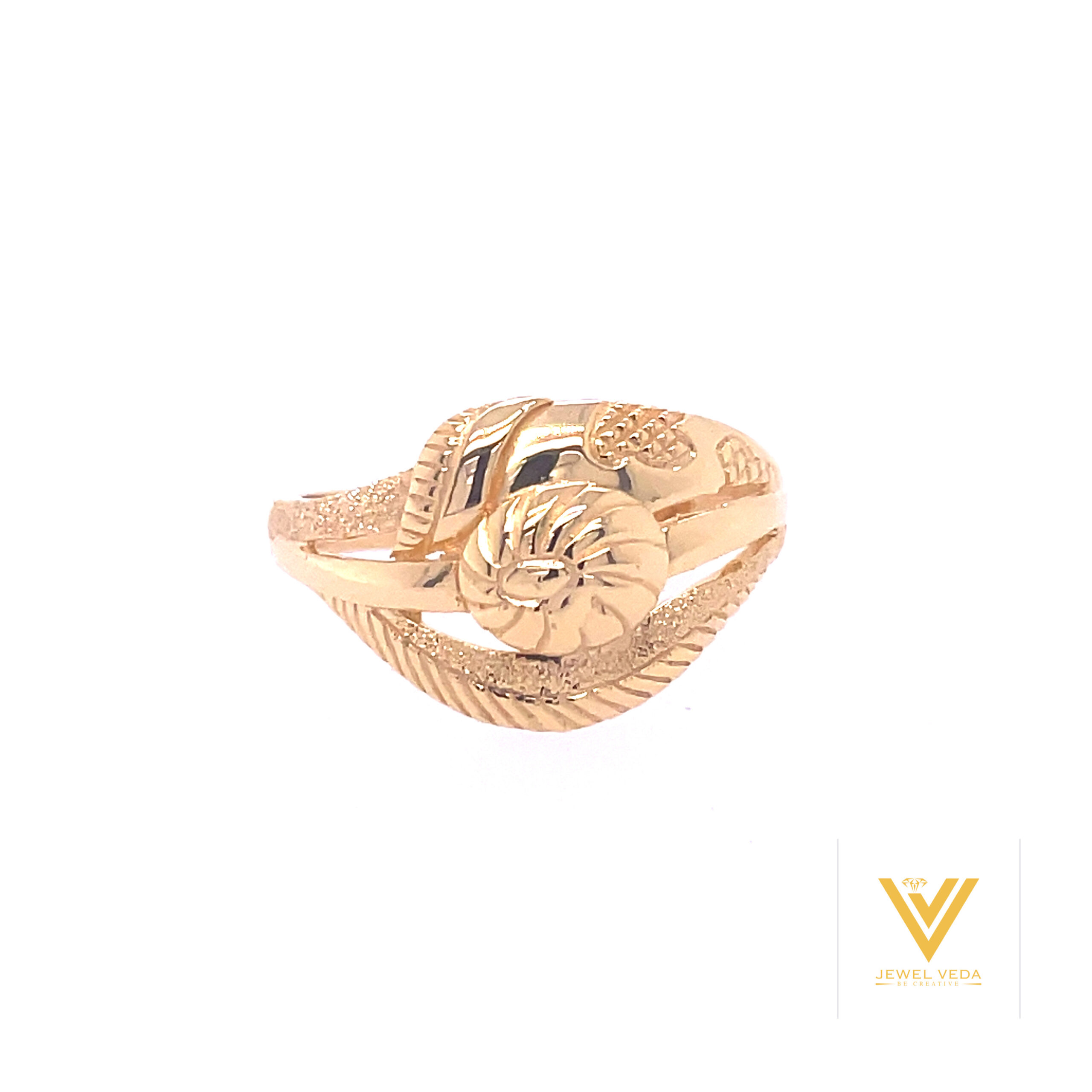 22k gold plain traditional ring - Image 3