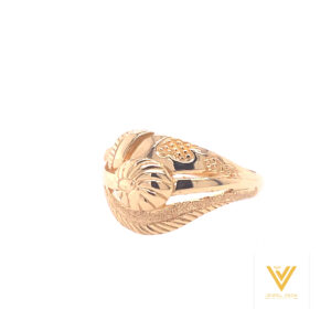 22k gold plain traditional ring