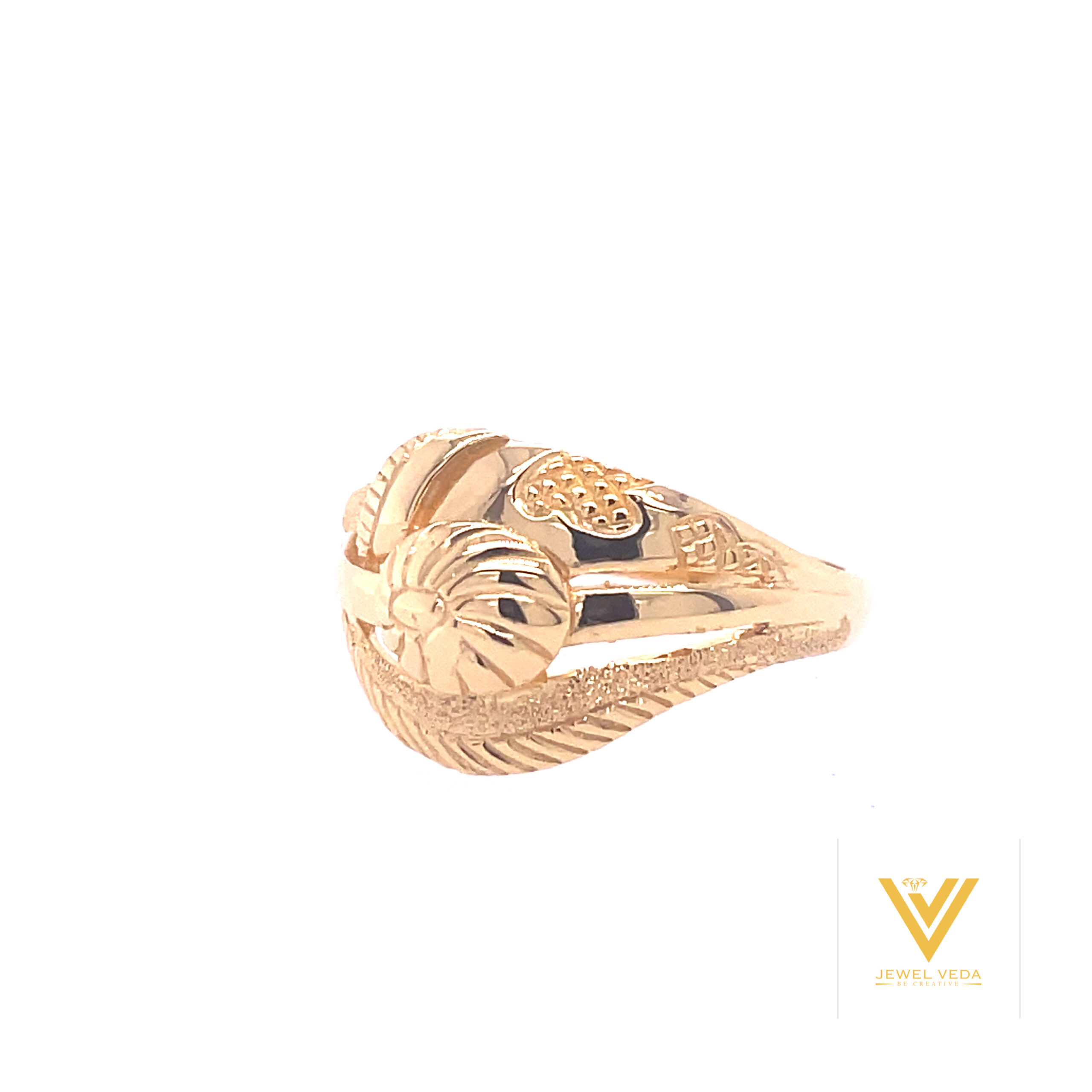 22k gold plain traditional ring - Image 2