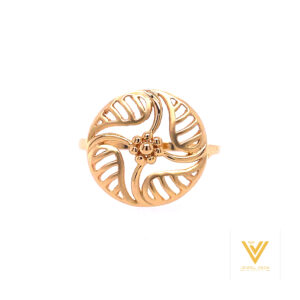 22k gold plain orval ring
