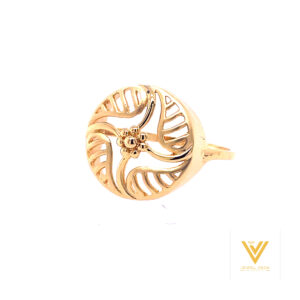 22k gold plain orval ring