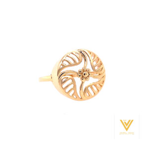 22k gold plain orval ring