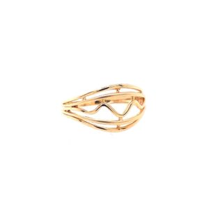22k gold plain raisha ring