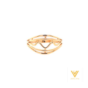 22k gold plain raisha ring