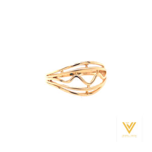 22k gold plain raisha ring