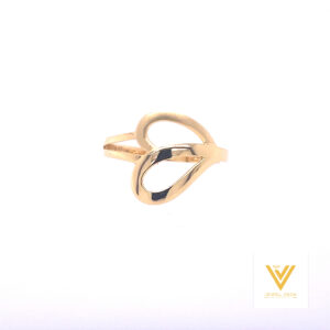 22k Gold Plain Heart Of Gold Ring