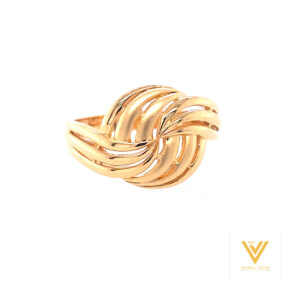 22k Gold Plain Rolling Gold Ring