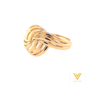 22k Gold Plain Rolling Gold Ring