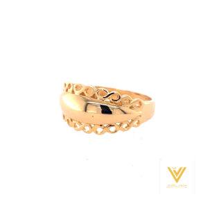 22k gold plain band ring
