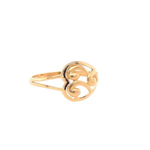 22k gold plain elite ring