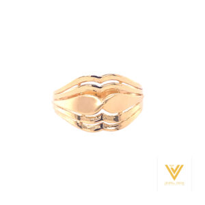 22k gold plain elegant ring