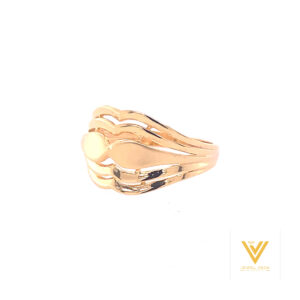 22k gold plain elegant ring