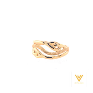 22k Gold Plain Stylish Ring