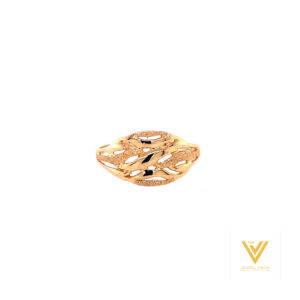 22k Gold Plain Fancy Ring