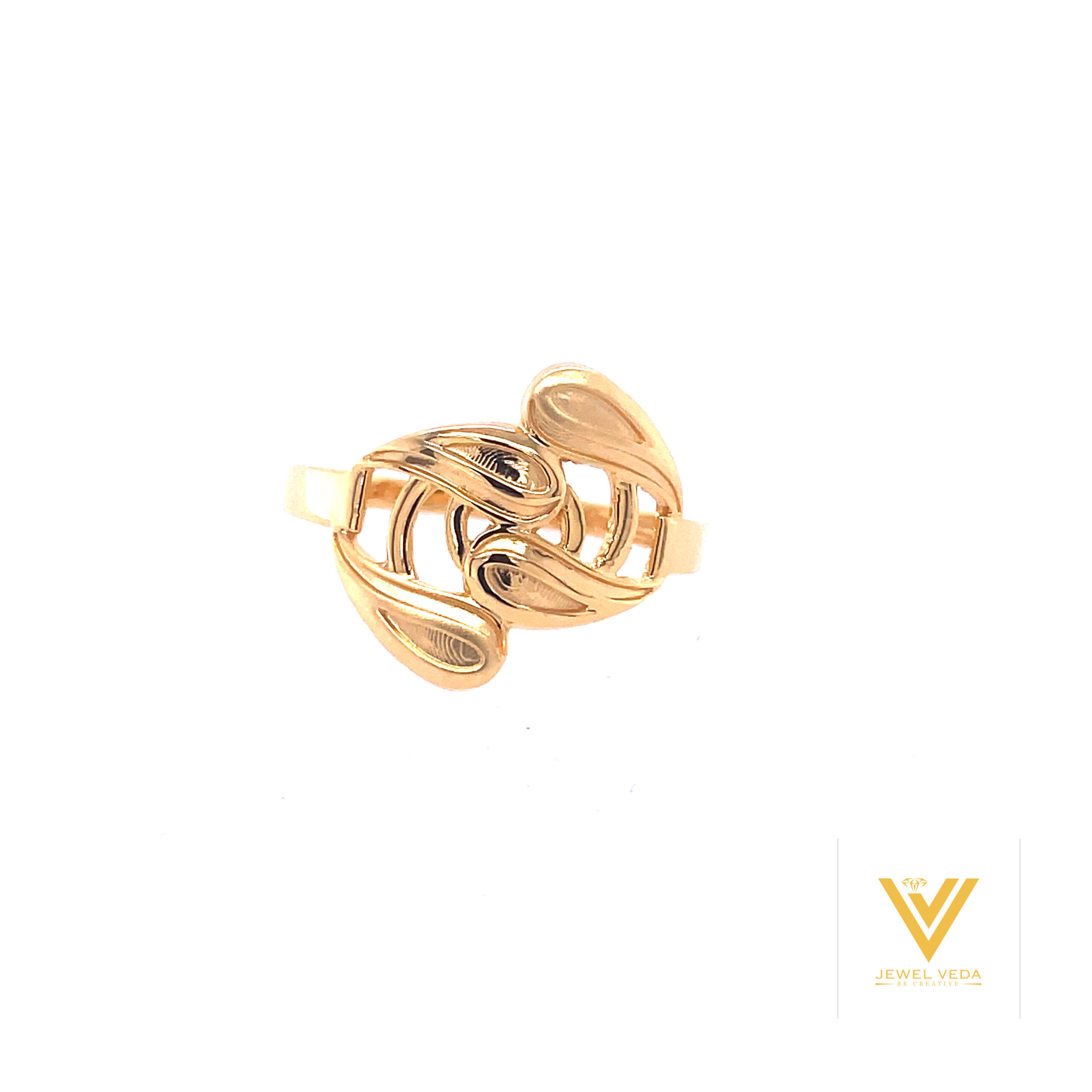 22k Gold Plain Connecting Ring - Image 3
