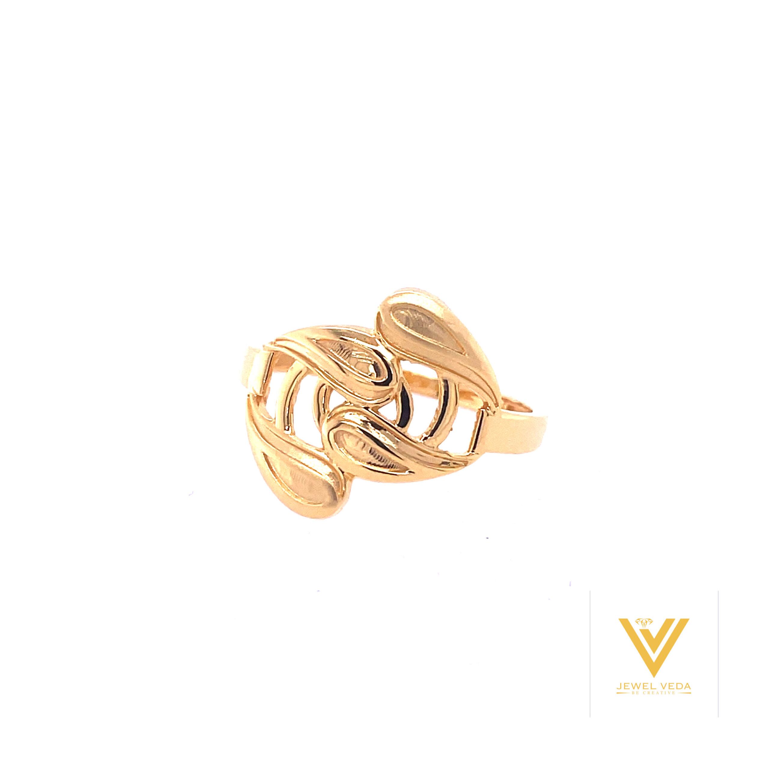 22k Gold Plain Connecting Ring - Image 2