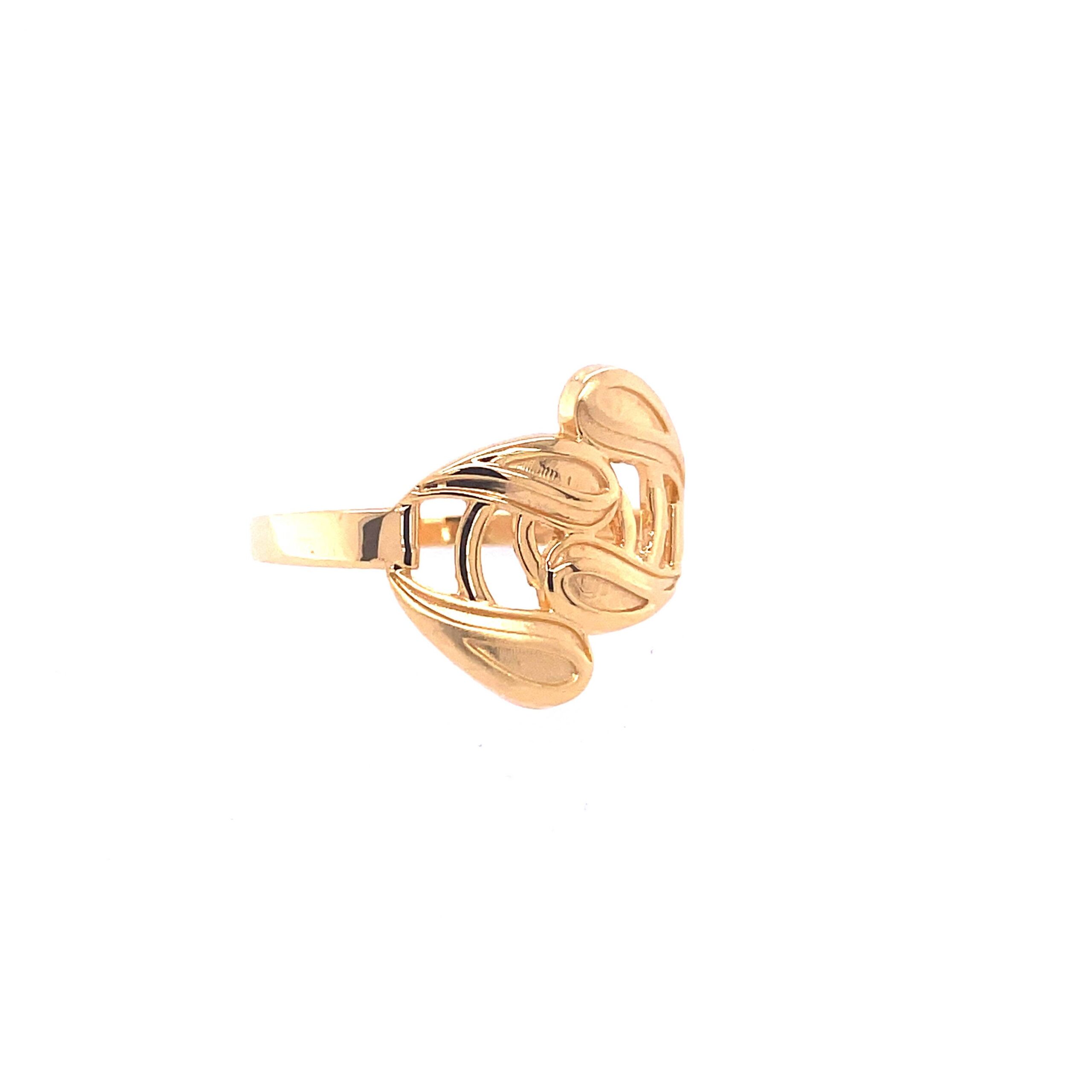 22k Gold Plain Connecting Ring