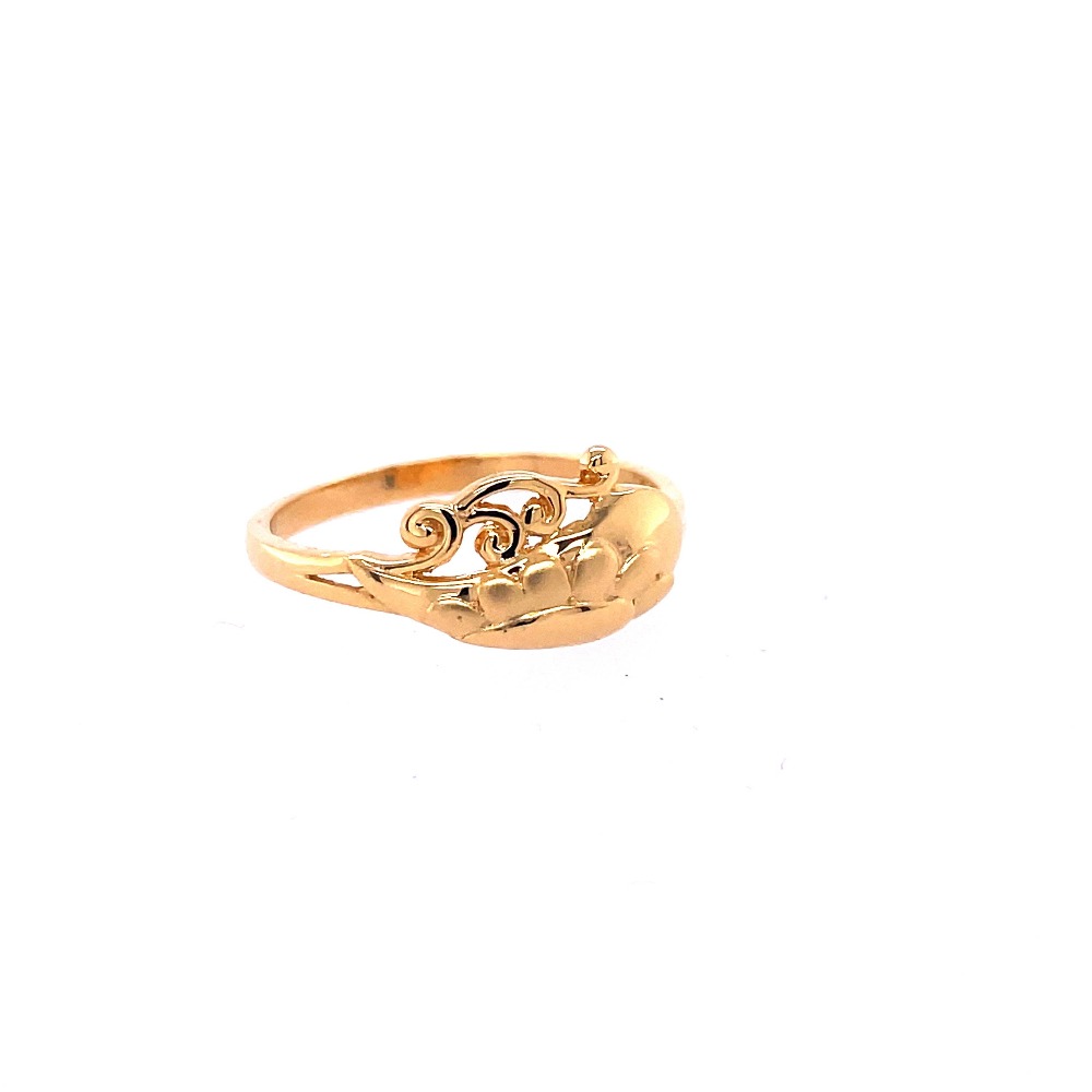 22k gold plain curvy ring - Image 4
