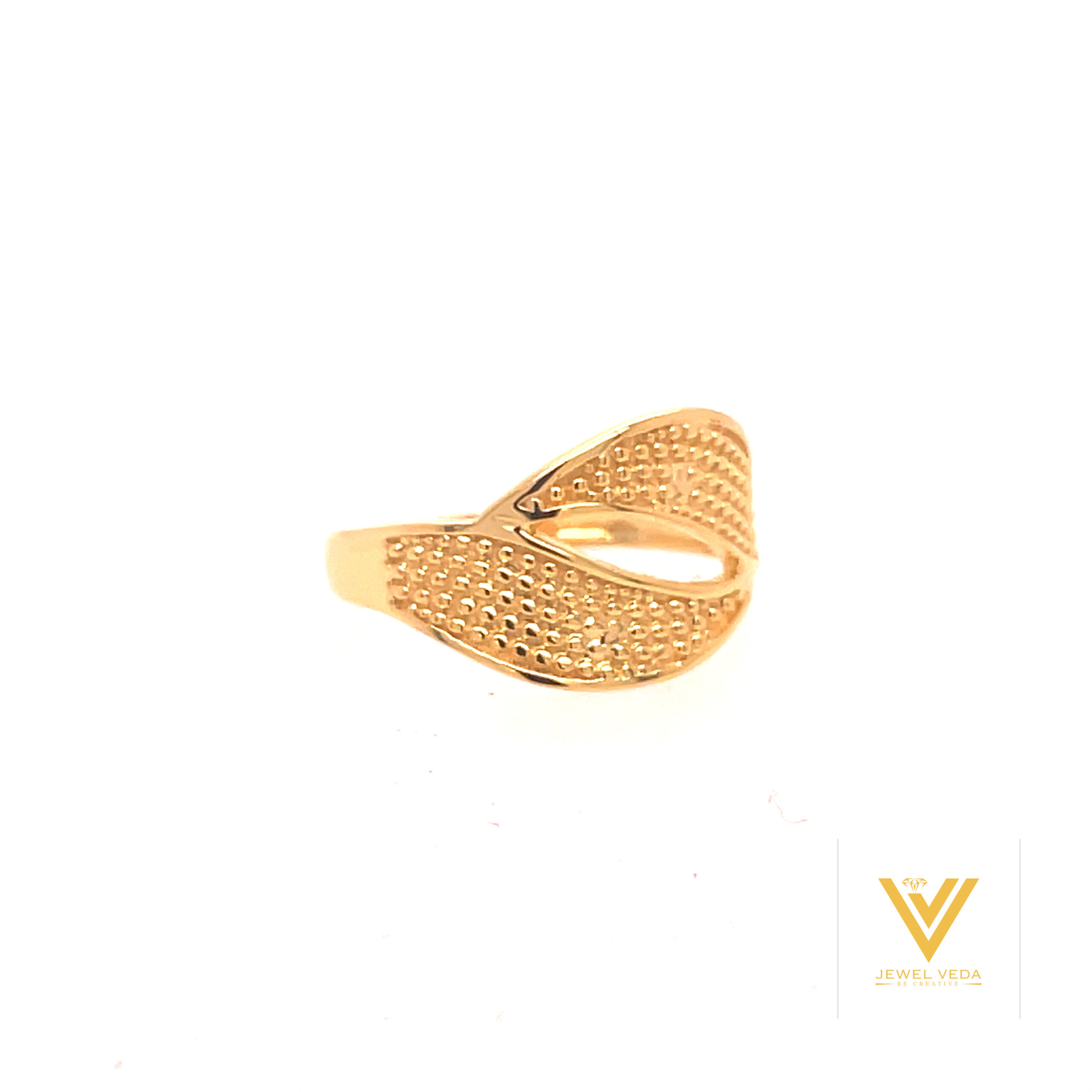 22k gold plain fancy ring - Image 2