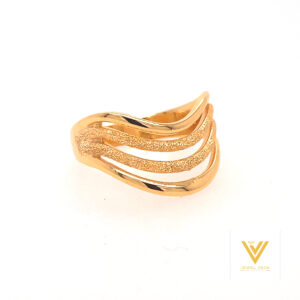 22k Gold Plain Layer Ring
