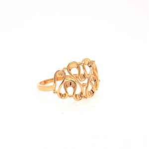 22k gold plain beautiful ring