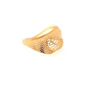 22k gold plain elegant ring