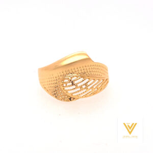 22k gold plain elegant ring