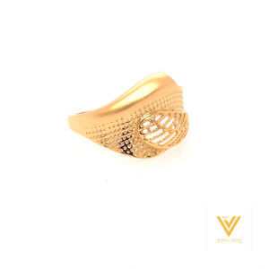 22k gold plain elegant ring