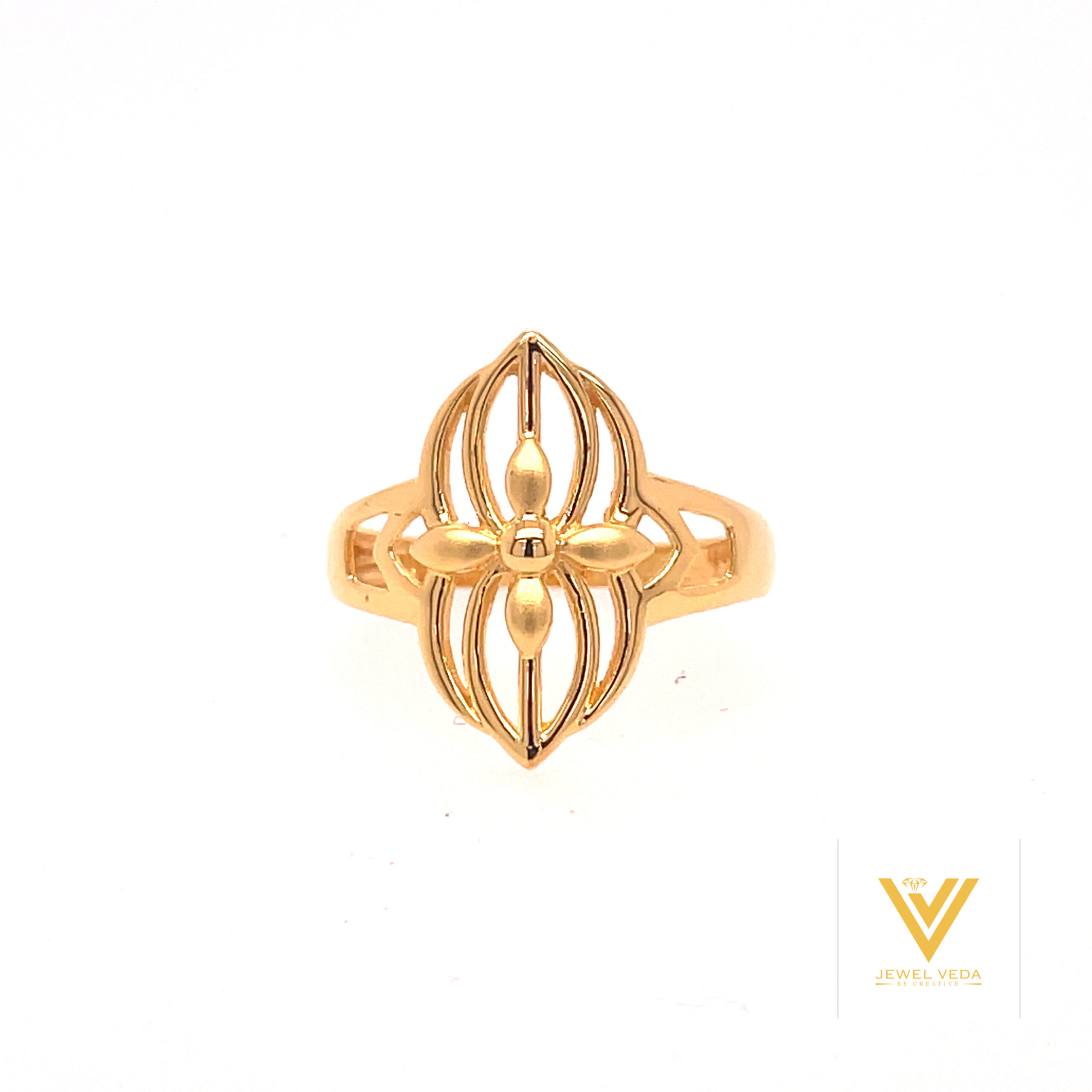 22k Gold Plain Traditional Ring - Image 3