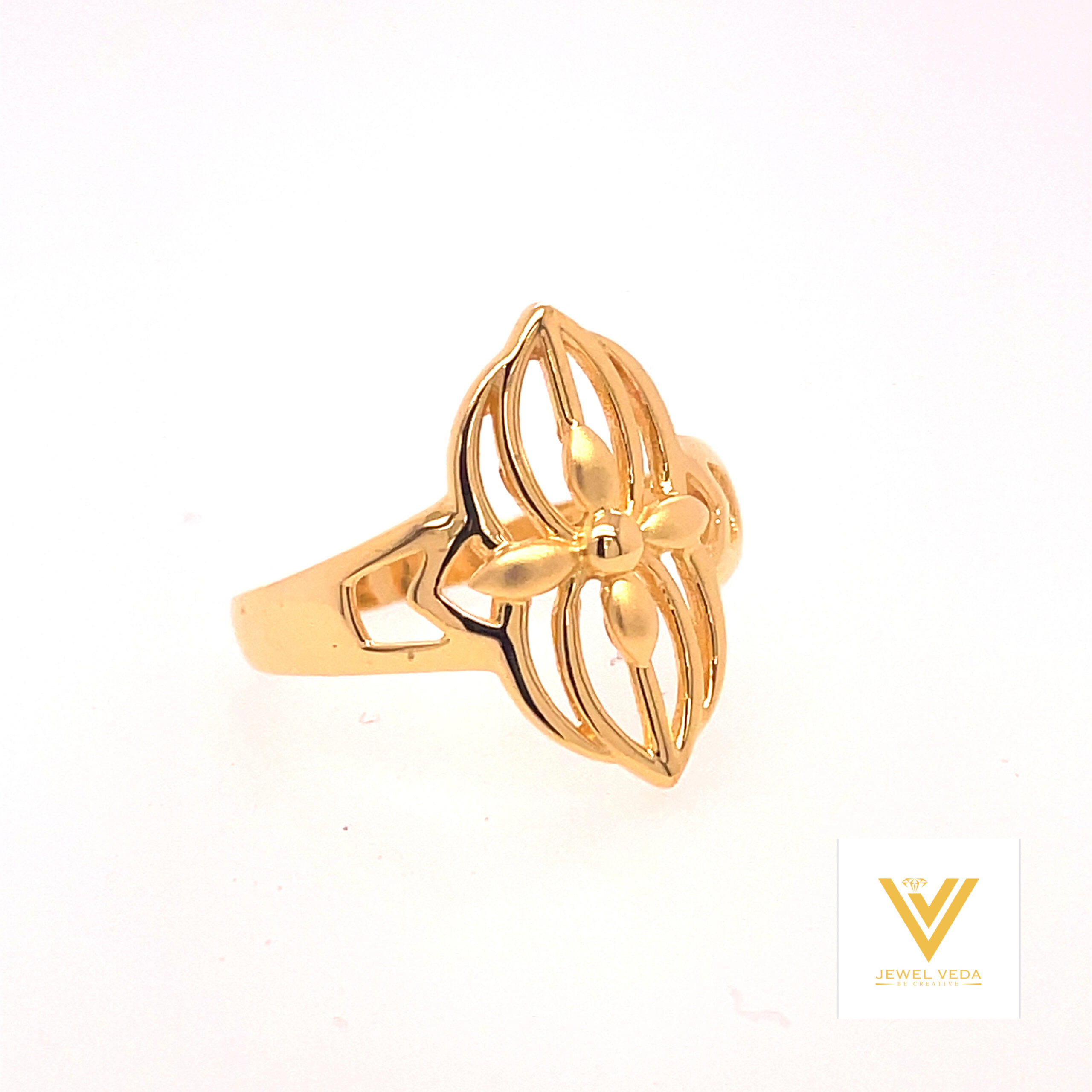 22k Gold Plain Traditional Ring - Image 2