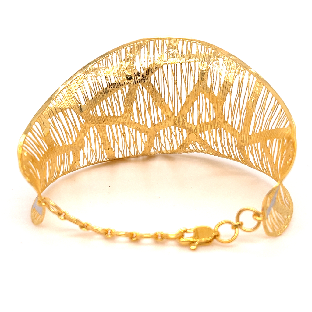 18K Gold Stunning Ladies Bracelet - Image 5