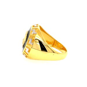 22K gold Big Versace Ring