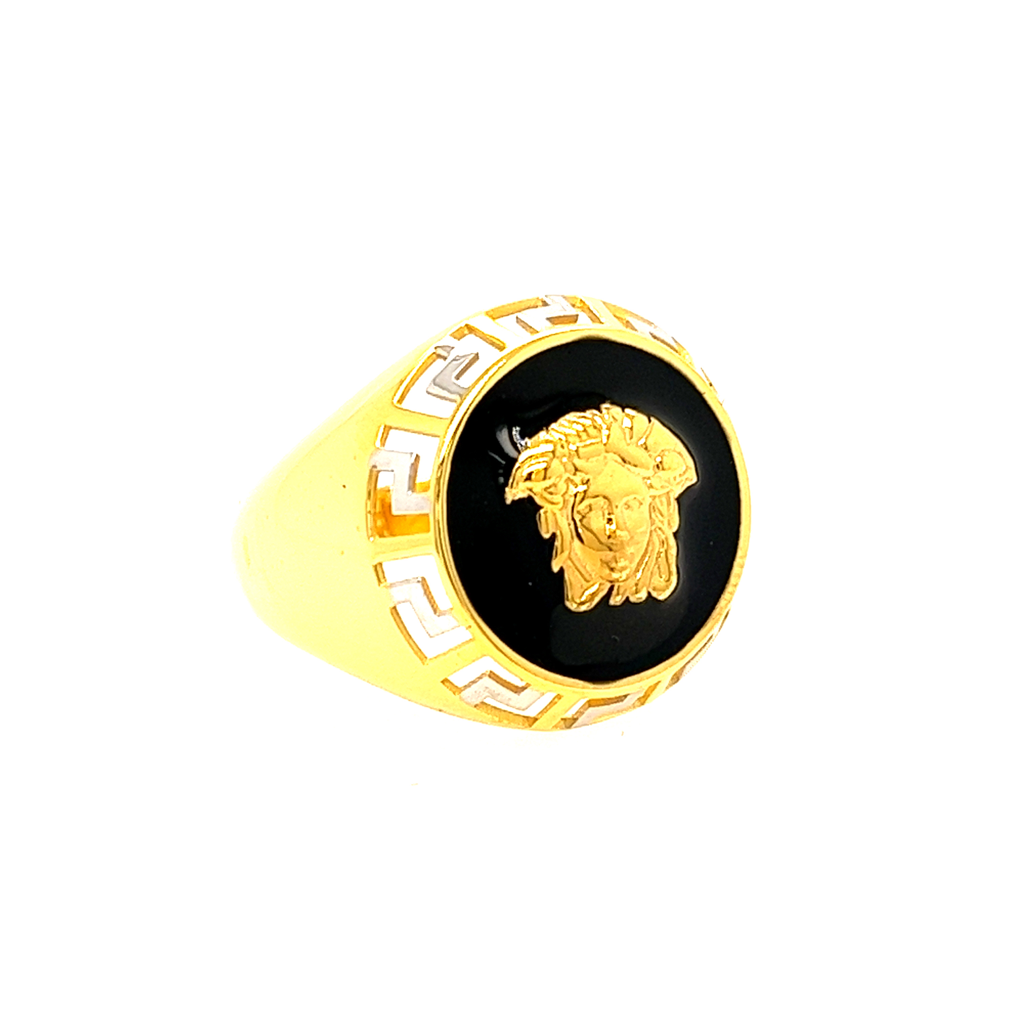 22K gold Big Versace Ring