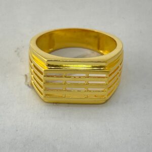 22K Gold 6 line ring