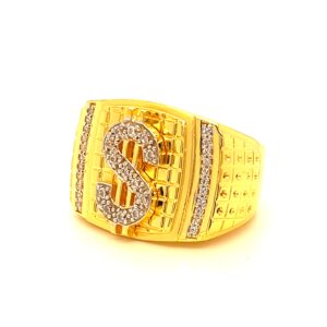 22K Big Dollar Ring