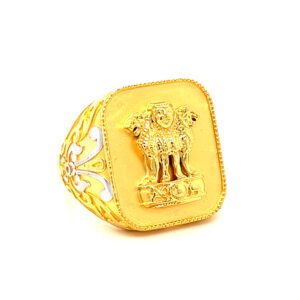 22K Ashoka Lion Ring
