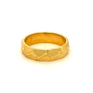 22k Gold Honey trap band And Ring