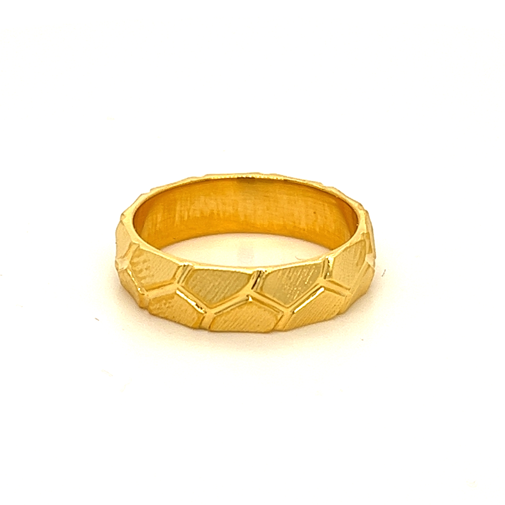 22k Gold Honey trap band And Ring