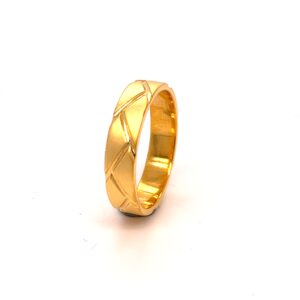 22k Gold Cabana bands Ring