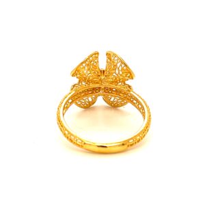 22k gold turkish love ring