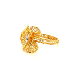 22k gold turkish love ring