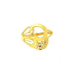 22k Gold Plain Flaunt Fondly Ring