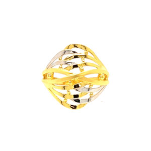 22k Gold PlainTide n Stride Ring