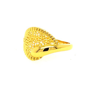 22k Gold Plain Merry Ring
