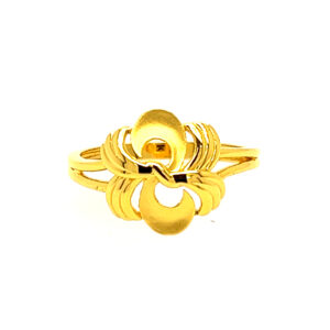 22k Gold Plain Connecting Ring