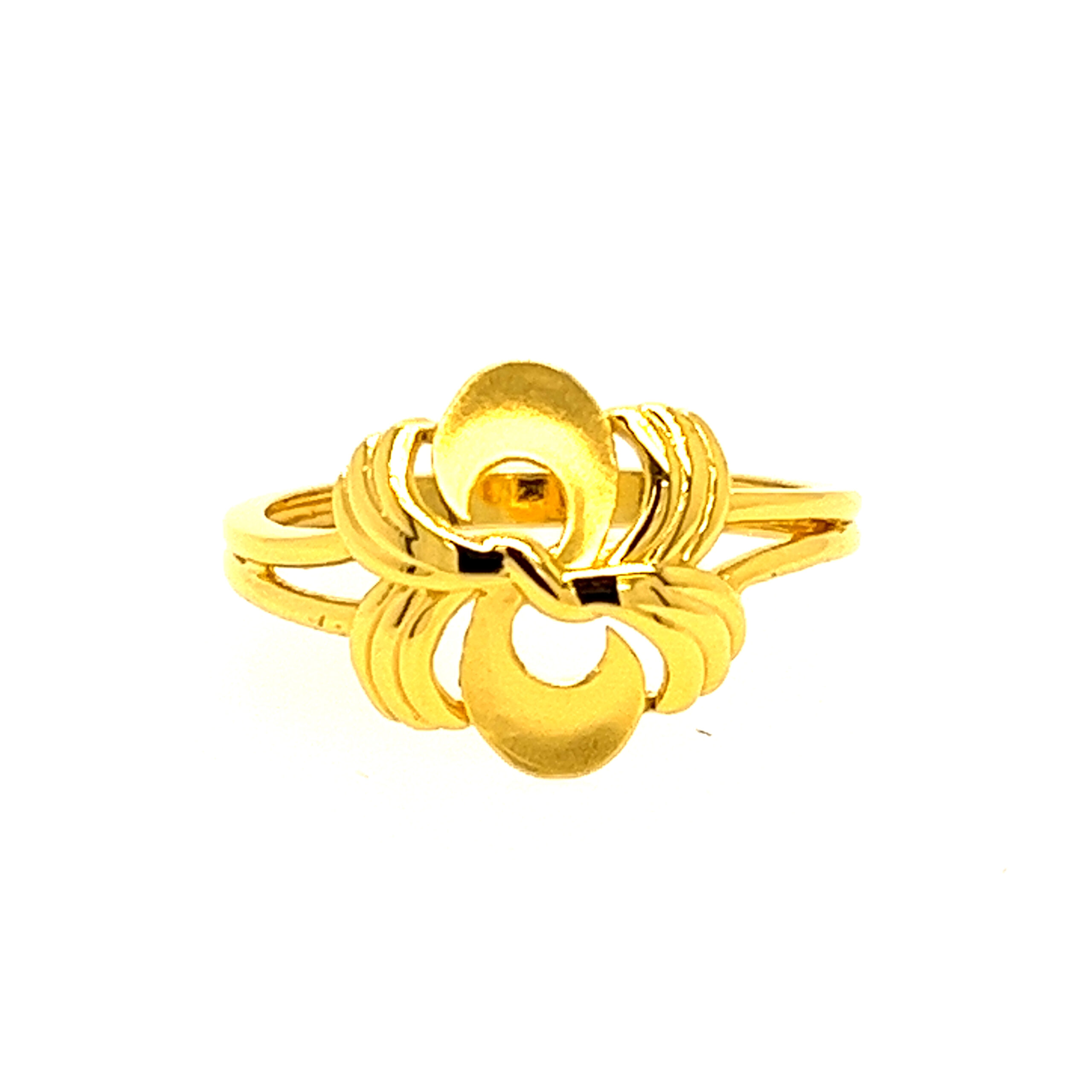 22k Gold Plain Connecting Ring - Image 2