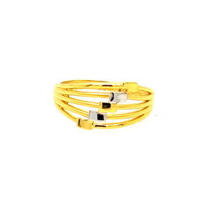 22k Gold Plain Flair Ring